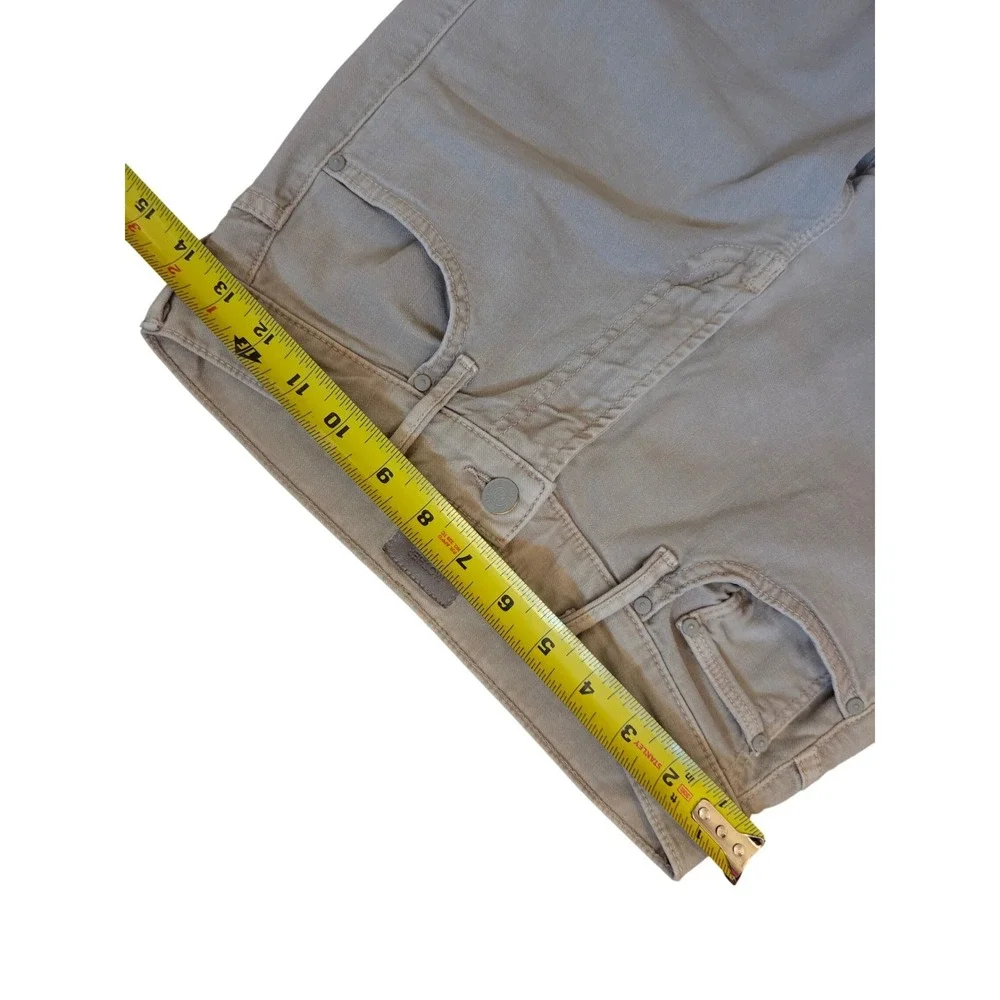 MOTHER The Insider Ankle‎ Fray Jeans Chalk It Up Womens Size 28 cream in color